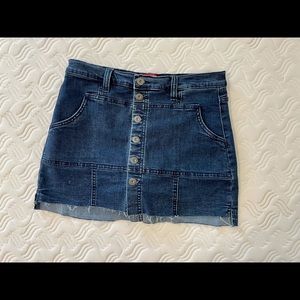 Dark Denim button down Skort